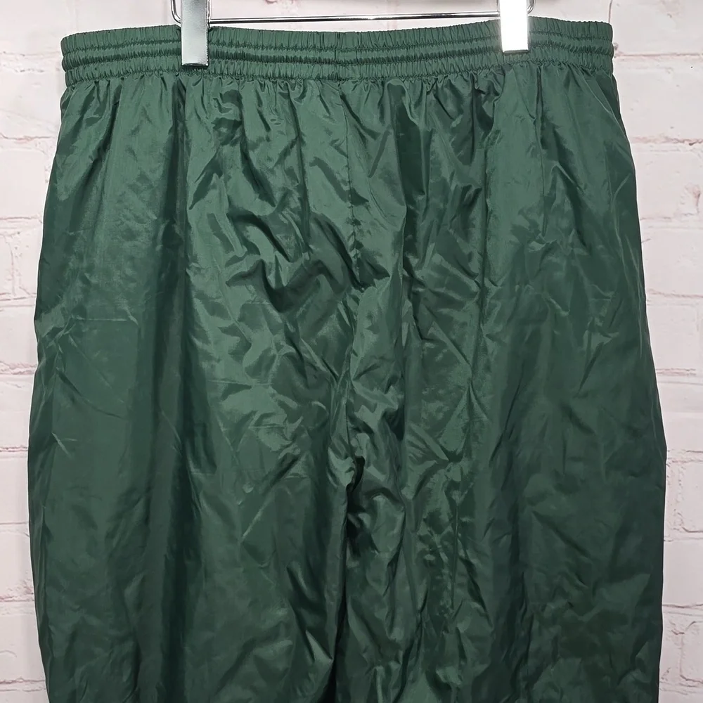 Vintage 90’s USA Lined Nylon Drawstring Track Pant Water Resistant Mens Size Xl